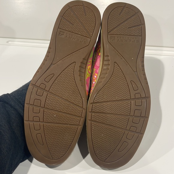 Sperry Top-Sider Women's Boat Shoes Plum Leather Loafers 8.5M - Picture 9 of 10